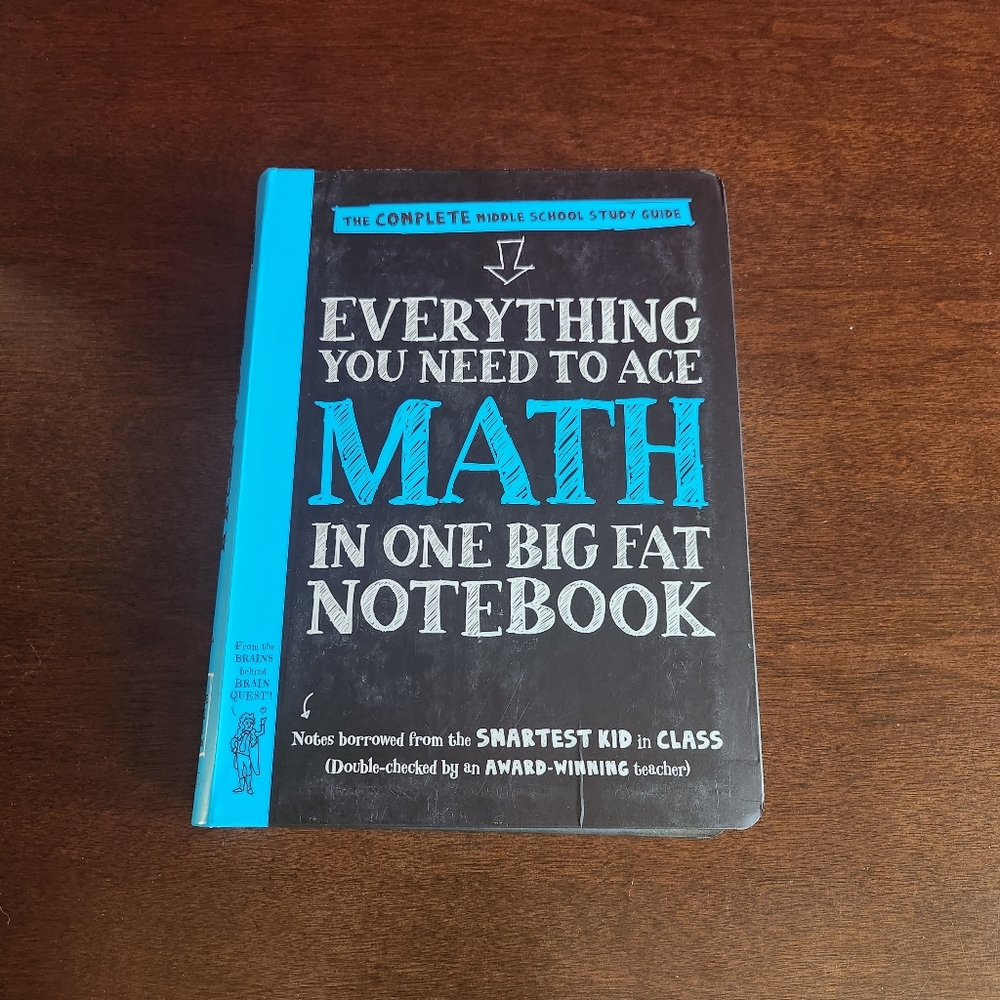 Everything You Need To Ace Math In One Big Fat Notebook